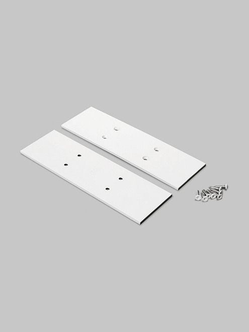Endstücke für VARIO30-34 - Weiß - Metall - 2 Stk.