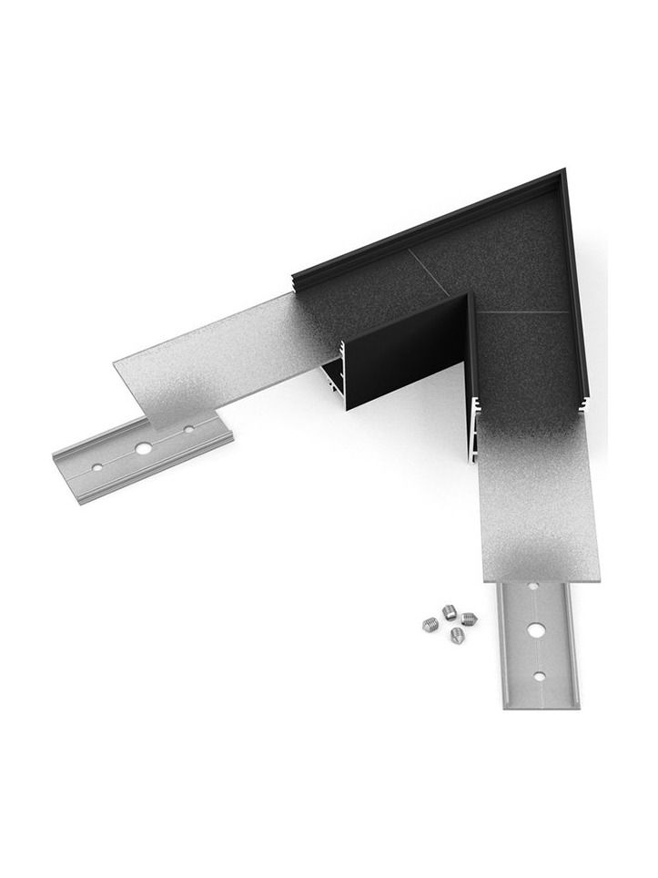 Winkel für LED-Profil VARIO30-02 - 60° - Schwarz