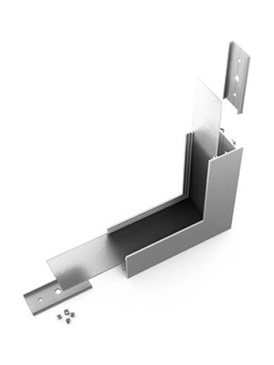 Winkel für LED-Profil VARIO30-02 - 90° - Eloxiert - Stehend