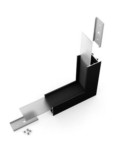 Winkel für LED-Profil VARIO30-02 - 90° - Schwarz - Stehend