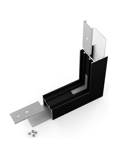 Winkel für LED-Profil VARIO30-02 - 270° - Schwarz - Stehend