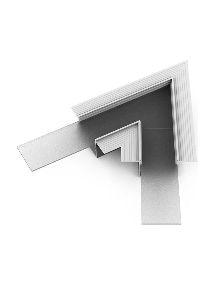 Winkel für LED-Profil VARIO30-05 - 60° - eloxiert