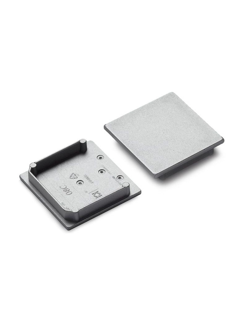 Endkappen für VARIO30-08C - Silber - 20 Stk.