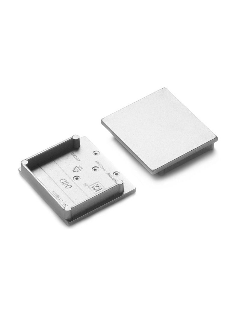 Endkappen für VARIO30-08D - Silber - 20 Stk.