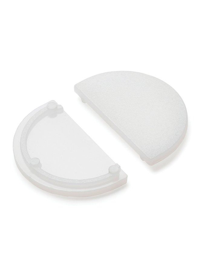 Endkappe D9 - opal - 20 Stk.