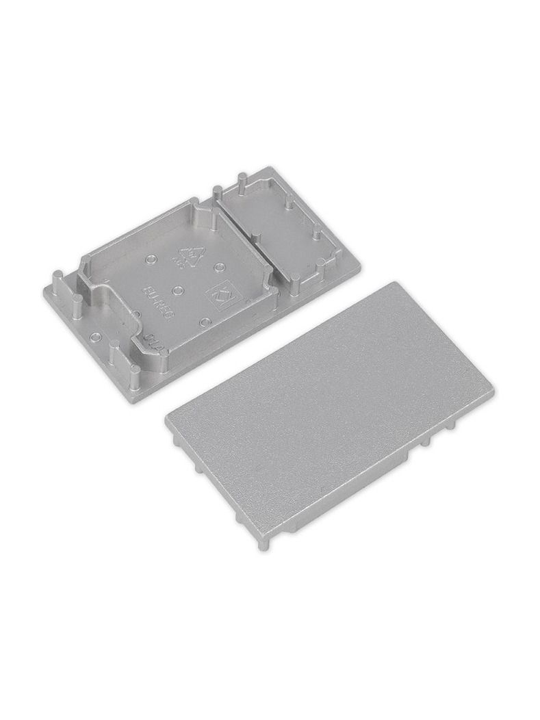 Endkappe COMBO30-01A - Silber - 20 Stk.
