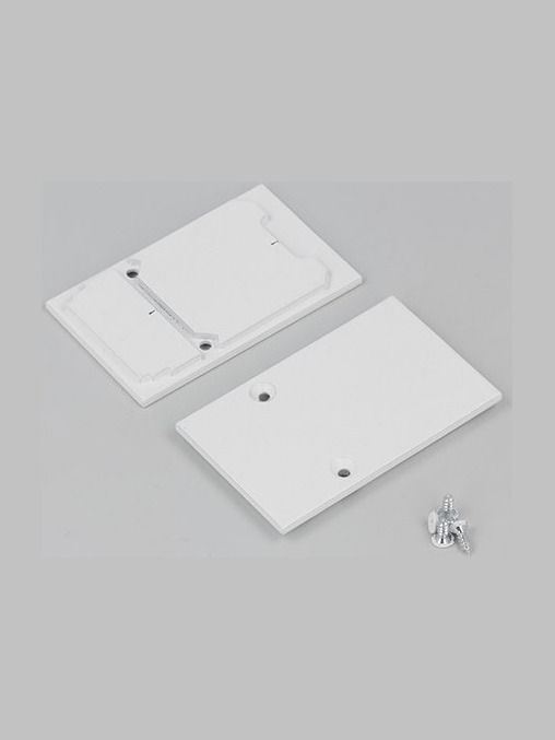 Endstücke für COMBO30-01A - Weiß - Metall - 2 Stk.
