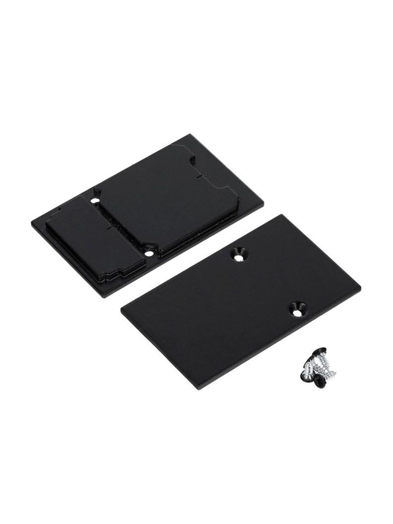 Endkappen für COMBO30-01A - Schwarz - Metall - 2 Stk.