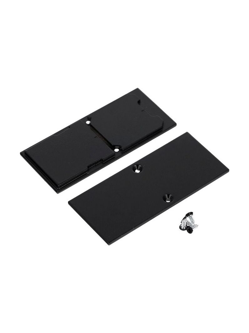 Endkappen für COMBO30-01A-E9 - Schwarz - Metall - 2 Stk.