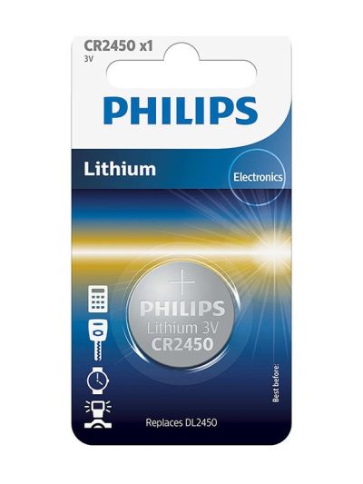 Philips Lithium-Knopfzelle CR2450