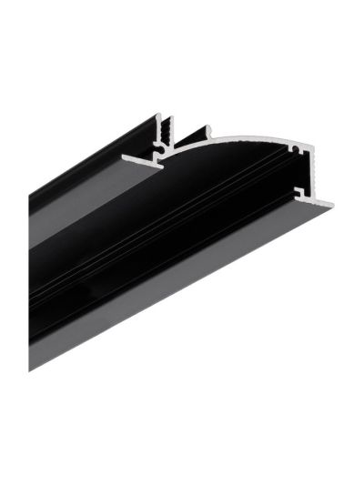 LED-Profil FLAT8 - 2m - Schwarz