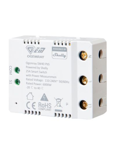 Shelly - Ogemray Smart relay 25A
