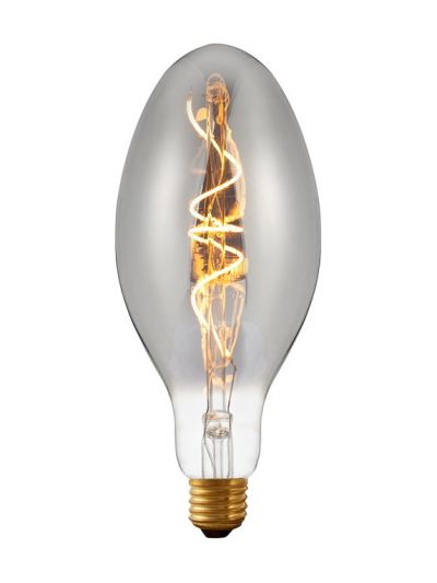 E27 - SPL Big FleX Ellipse - Smoke - Ø:100mm - 2200K - CRI 90 - Dimmbar