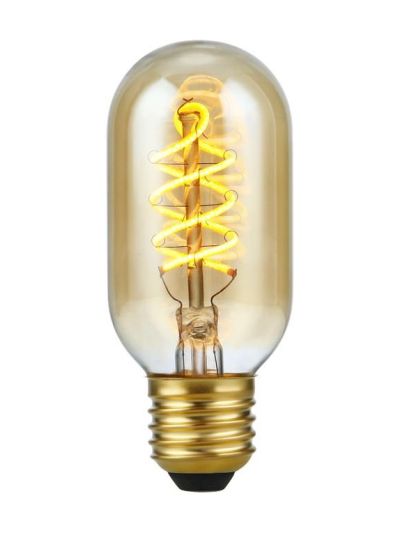 E27 - SPL FleX Double Helix - Amber - 300lm - 2000K - CRI 90 - Dimmbar
