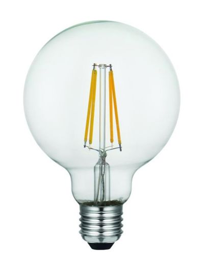 E27 - SPL Premium Globe - Klar - Ø:95mm - 740lm - 2500K - CRI 93 - Dimmbar