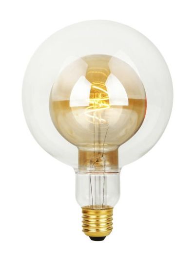 E27 - SPL Double Bulb - Amber - Ø:125mm - 470lm - 2200K - CRI 90 - Dimmbar