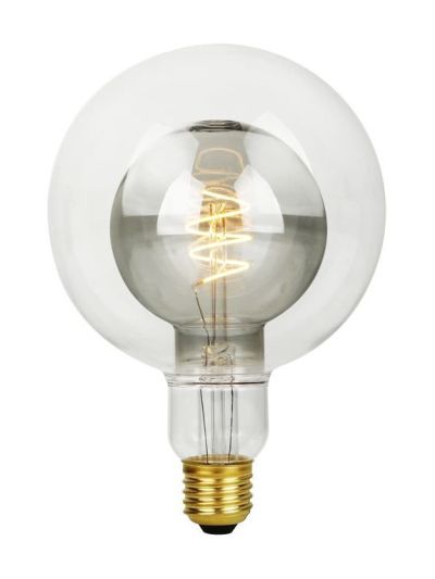 E27 - SPL Double Bulb - Smoke - Ø:125mm - 470lm - 2200K - CRI 80 - Dimmbar