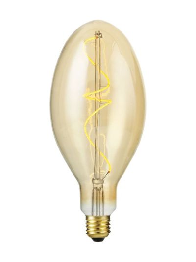 E27 - SPL Big FleX Ellipse - Amber - Ø:100mm - 200lm - 2000K - CRI 90 - Dimmbar
