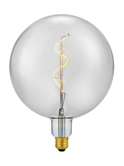E27 - SPL Big Globe - Smoke - Ø:200mm - 470lm - 2200K - CRI 80 - dimmbar