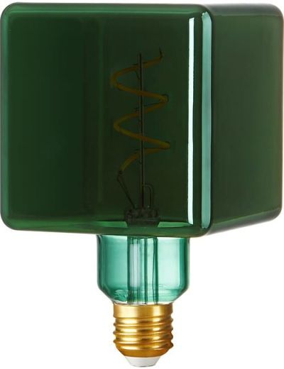 E27 - SPL Ice Cube - Grün - Ø:95mm - 30lm - 2700K - CRI 90 - Dimmbar