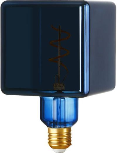 E27 - SPL Ice Cube - Blau - Ø:95mm - 20lm - 3000K - CRI 90 - Dimmbar