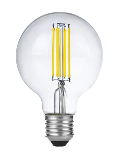 E27 - SPL Globe G80 - Klar - Ø:80mm - 550lm - 2500K - CRI 93 - Dimmbar