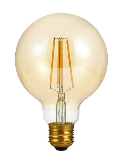 E27 - SPL Globe - Amber - Ø:95mm - 350lm - 2200K - CRI 90 - Dimmbar