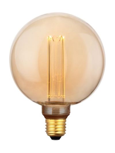 E27 - SPL Vintage Tube - Amber - Ø:125mm - 120lm - 1800K - CRI 82 - Dimmbar