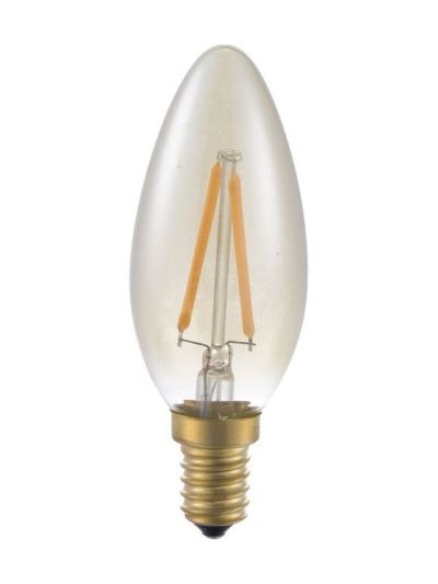 E14 - SPL Candle - Amber - Ø:35mm - 100lm - 2200K - CRI 93 - Dimmbar