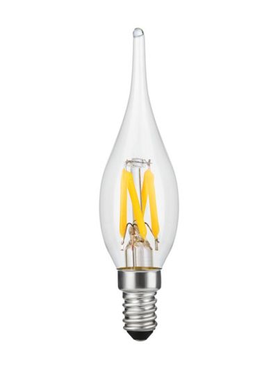 E10 - SPL Mini Tip Candle - Klar - Ø:23mm - 90lm - 2500K - CRI 90 - Nicht dimmbar