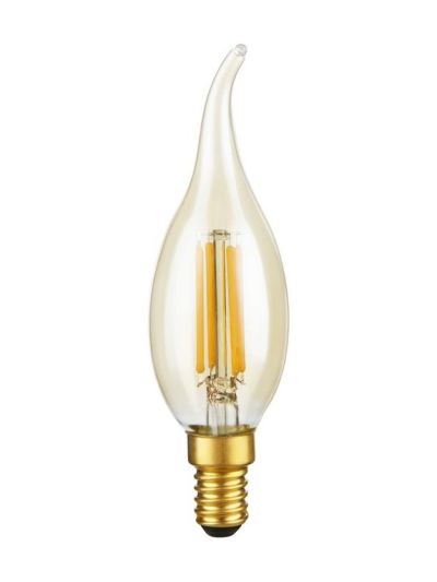 E14 - SPL Tip Candle - Amber - Ø:35mm - 300lm - 2200K - CRI 90 - Dimmbar