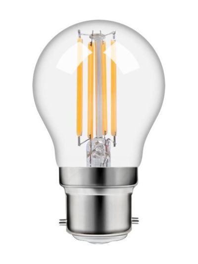 Ba22d - SPL Ball Ba22d - Klar - Ø:45mm - 470lm - 2500K - CRI 93 - dimmbar