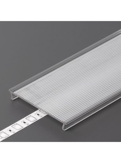 Abdeckung für LED-Profil - C10 - Click - 4,1m - schmale Lichtstreuung