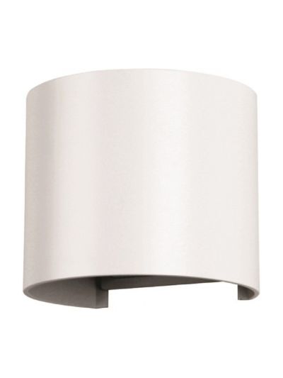 V-Tac 6W LED-Außenwandleuchte - Einstellbarer Abstrahlwinkel, Weiß, IP65, inkl. Leuchtmittel (ersetzt 50W) - 3000K