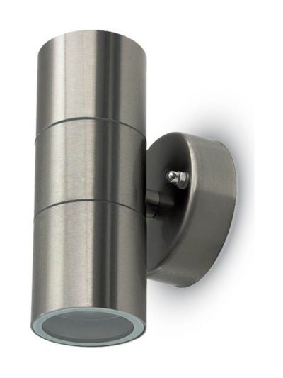V-Tac Außenwandleuchte mit Up/Down-Licht - IP44, GU10-Fassung, ohne Leuchtmittel, 230V