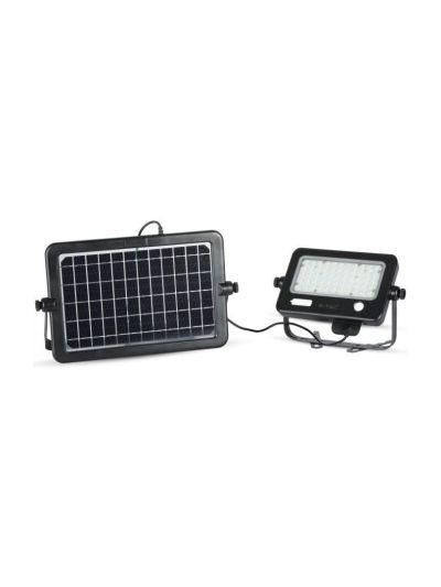 V-Tac - Solar-Fluter - 10W - Schwarz - Sensor - 1100lm - RA80 - IP65 - 4000K
