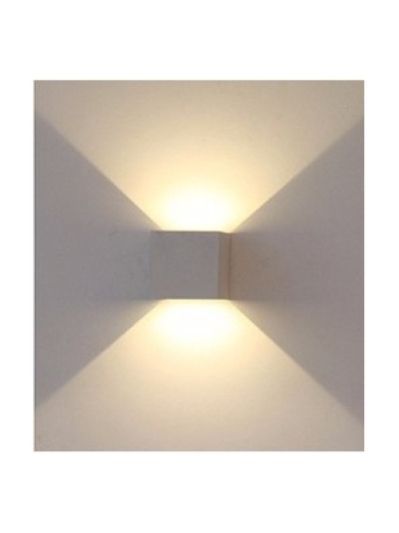 V-Tac 12W LED graue Wandleuchte - eckig, einstellbarer Abstrahlwinkel, IP65 außen, 230V inkl. Leuchtmittel