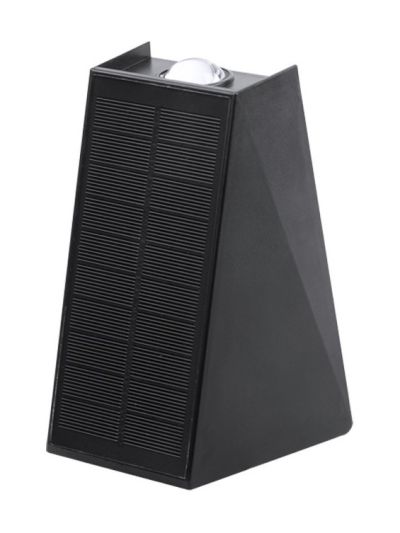 LEDlife - Solar-Wandleuchte - Schwarz - Auf/ab - Dämmerungssensor - IP54 - 3000K