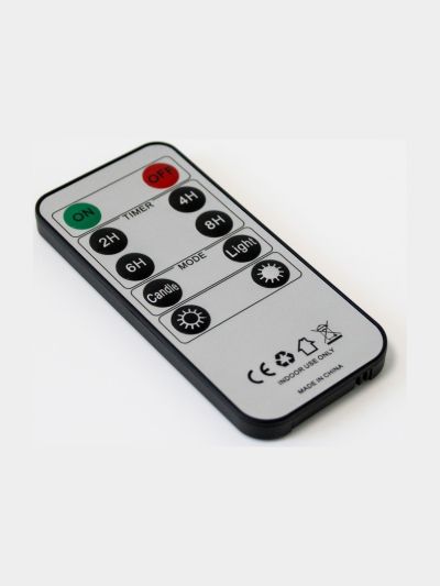 Fernbedienung für LED-Kerzen - 10 Tasten, Timer, Dimmung, Ein-/Aus-Funktion