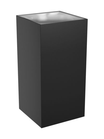 Spectrum - TORRE - Fassadenleuchte - 18W - Schwarz - Eckig - CCT - 1400lm - RA80 - IP54