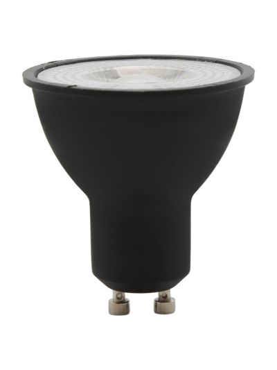 LEDlife LUX6 LED-Spot - 6W, RA 97, dimmbar, 230V, GU10, schwarz, 3000K