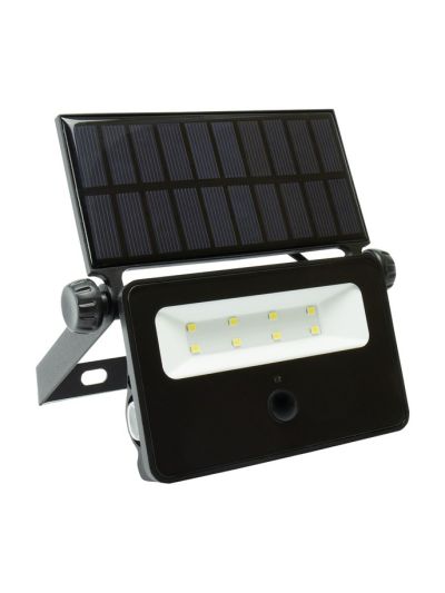 Spectrum - Solar-Fluter - 2W - Sensor - Integrierter Akku - 200lm - RA80 - IP65 - 6000K