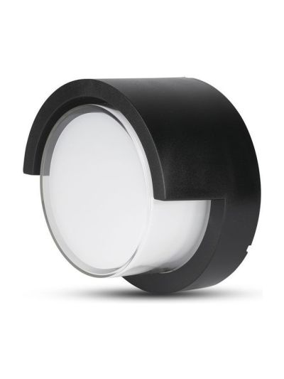 V-Tac 12W LED Außen-Wandleuchte rund - IP65, 230V, inkl. Leuchtmittel