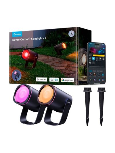Govee - Outdoor Spotlights - 2er-Pack