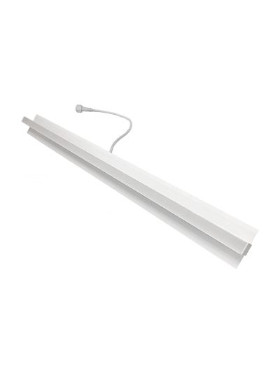 HiluX - Troldtekt LED-Schiene opal - 60 cm - 22W - 4000K - CRI90 - IP44 - Bündigeinbau - Weiß