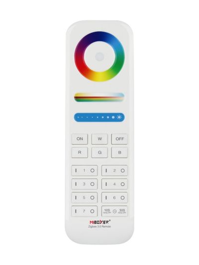Miboxer - Fernbedienung - RGB-CCT - 7 Zonen - Zigbee 3.0