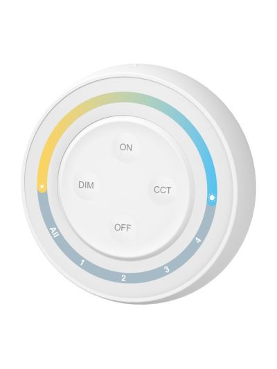 Miboxer - Fernbedienung Sunrise - Weiß - CCT - 4 Zonen - 2,4GHz RF