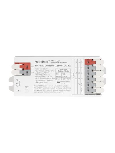 Miboxer - LED-Controller - 3-in-1 - RGB-CCT - DC12/24V - Zigbee 3.0