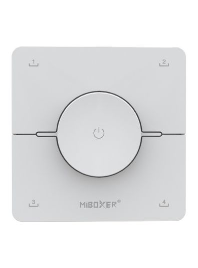 Miboxer - Fernbedienung - Drehrad - Weiß - CCT - 4 Szenen - 2,4GHz RF