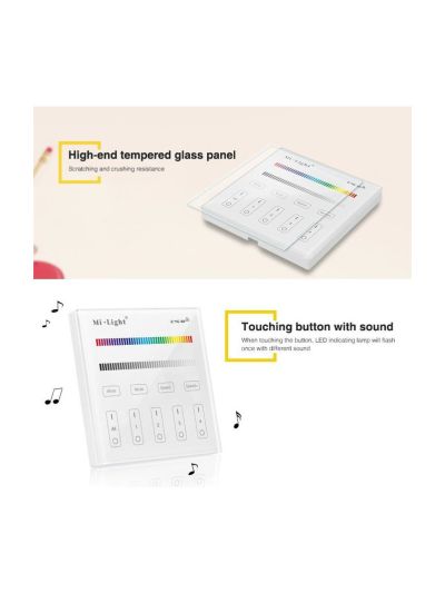 Miboxer - Fernbedienung - RGB-W - 4 Zonen